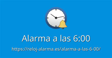 despiértame a las 6 30|Reloj Alarma Despertador Online .